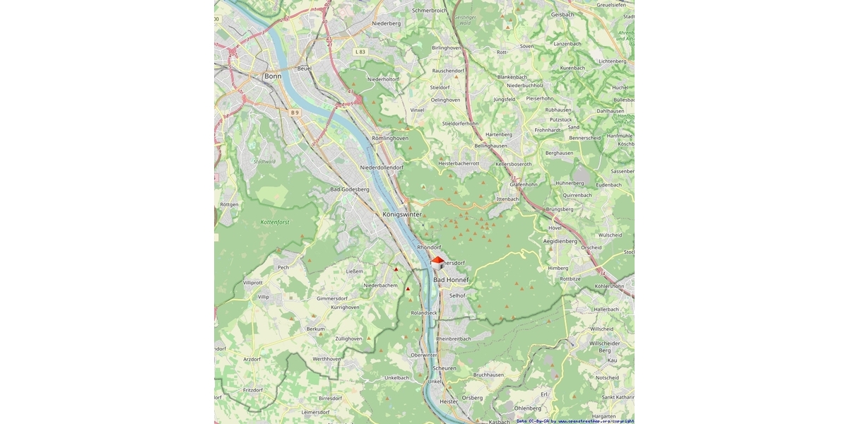 Bad Honnef: 4 Zimmer 3 Balkone keine Provision! - Etagenwohnung Bad Honnef | Angebot:25427026