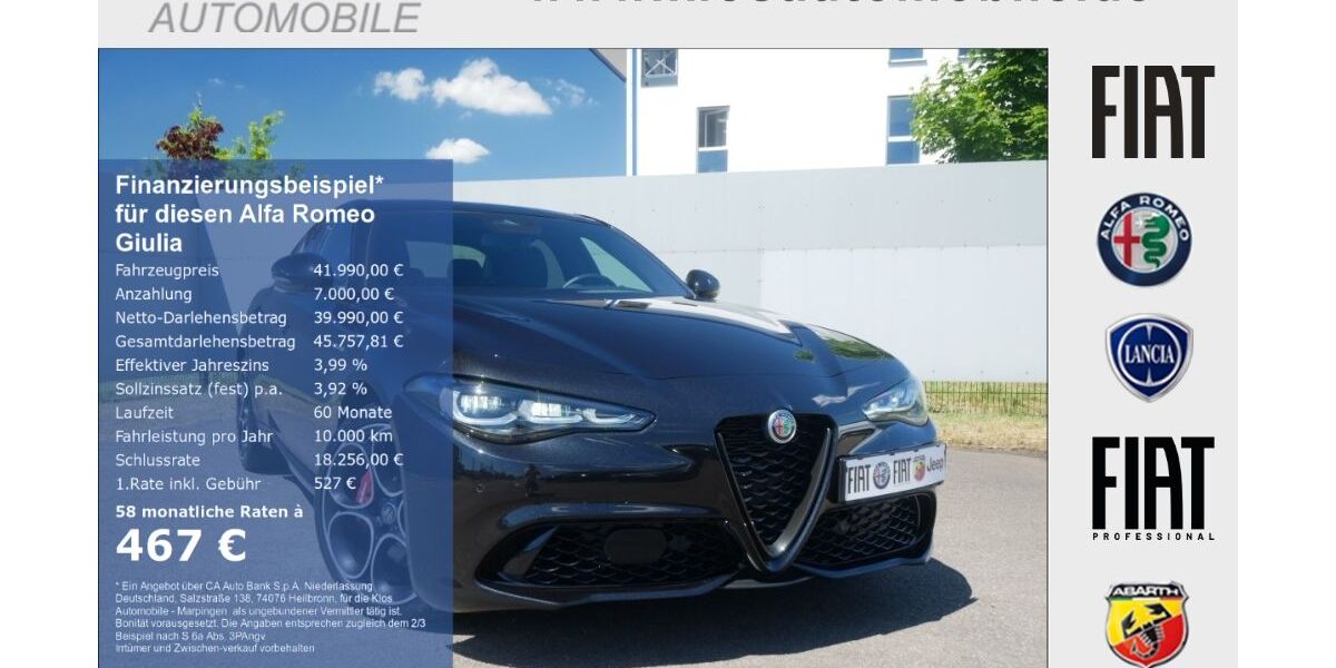 Alfa Romeo Giulia 15.545 km 41.990 &euro; Koblenz 56072