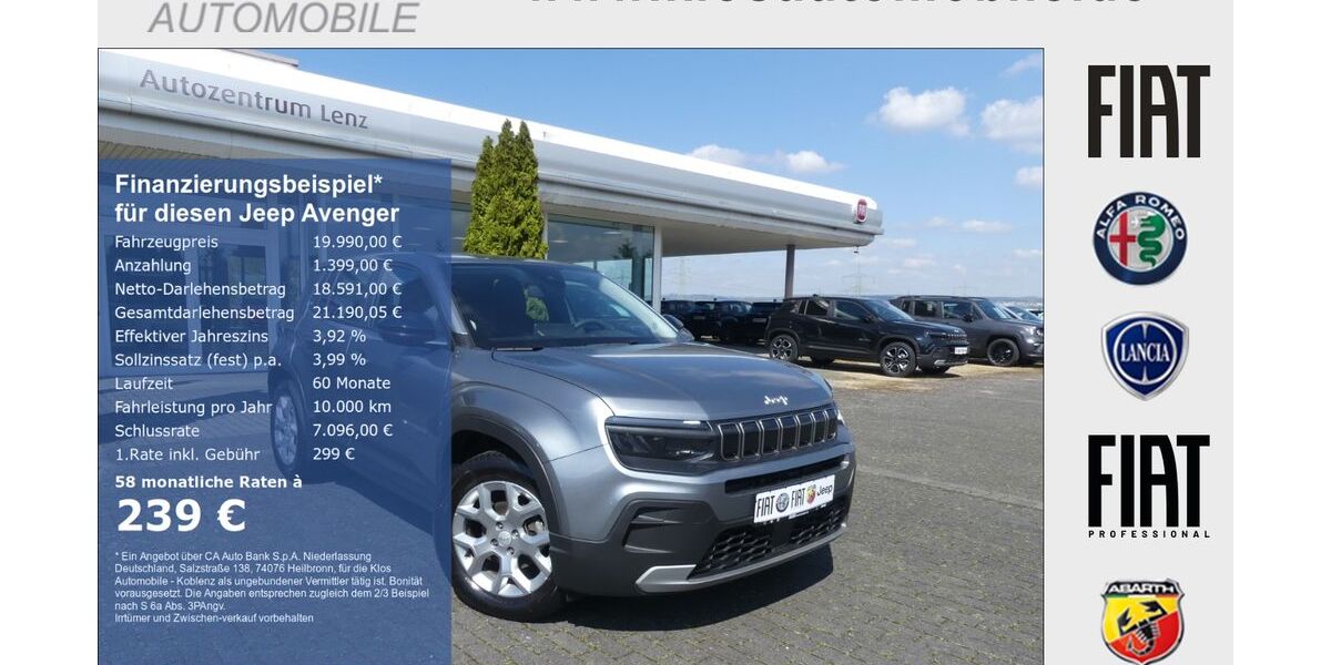 Jeep Avenger 15.427 km 19.990 &euro; Koblenz 56072