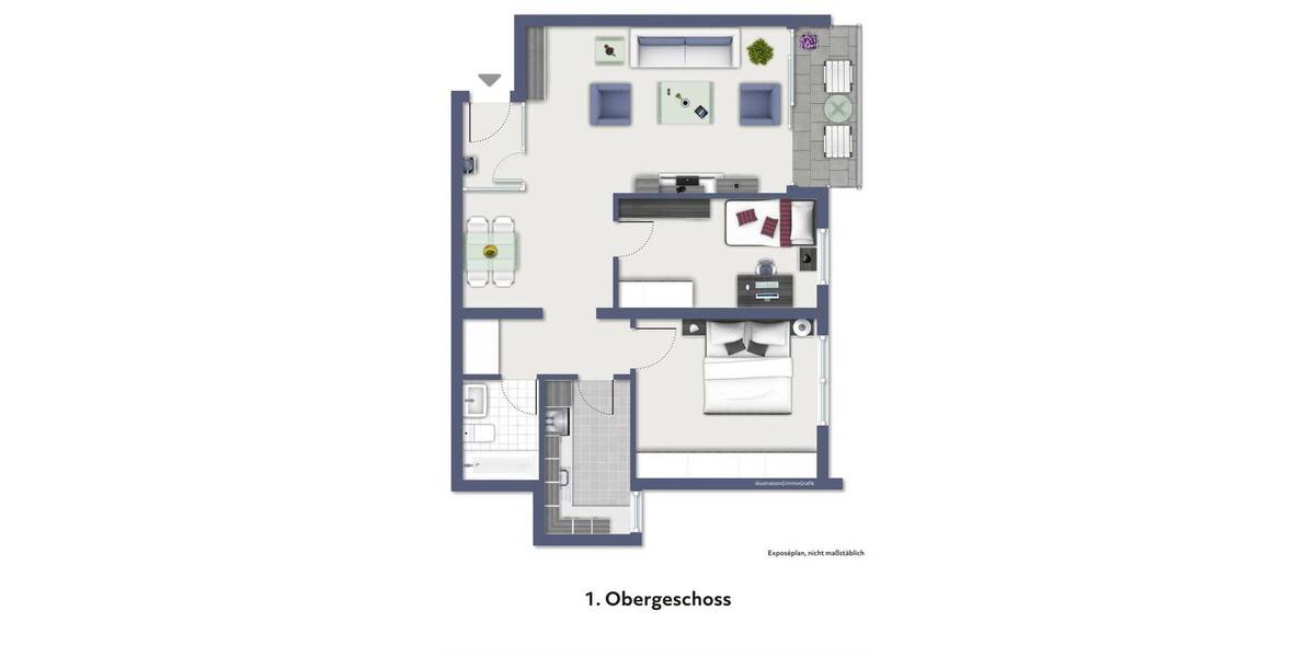 Etagenwohnung Bad Honnef - 3 Zimmer, 79 m&sup2;, 195.000&euro; | Angebot:25663589