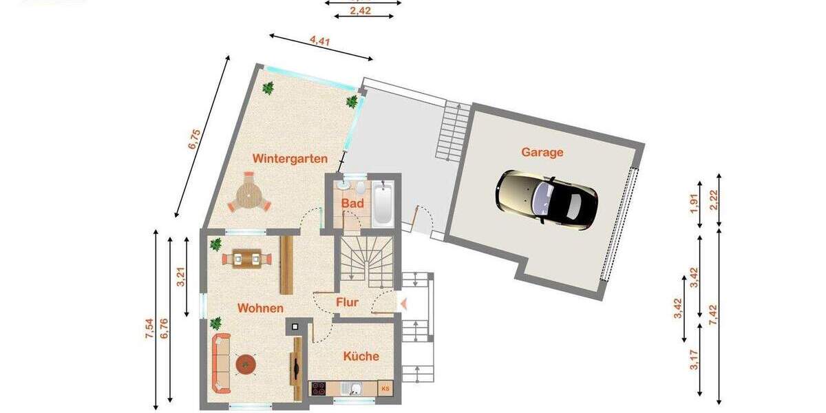 Einfamilienhaus Neuwied / Gladbach Gladbach - 4 Zimmer, 115 m&sup2;, 179.000&euro; | Angebot:25877454