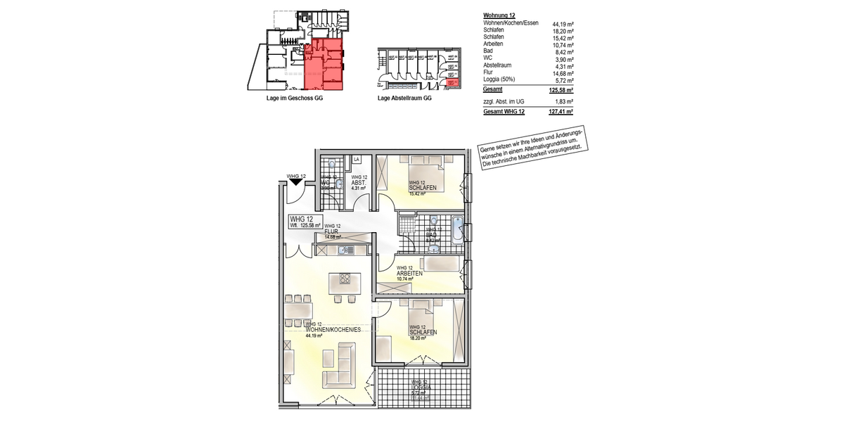 Moderne Wohnung im KFW Energiesparhaus in sehr ruhiger Lage im Grünen - Erdgeschoßwohnung Koblenz Horchheim | Angebot:26067614
