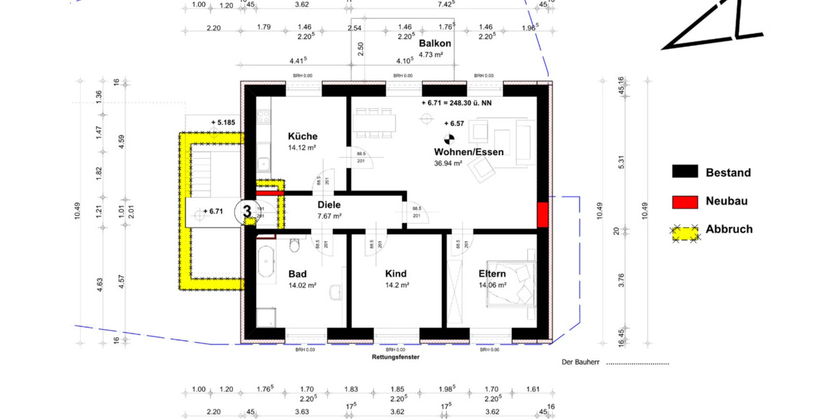 Etagenwohnung Puderbach - 3 Zimmer, 105 m&sup2;, 299.000&euro; | Angebot:25740411