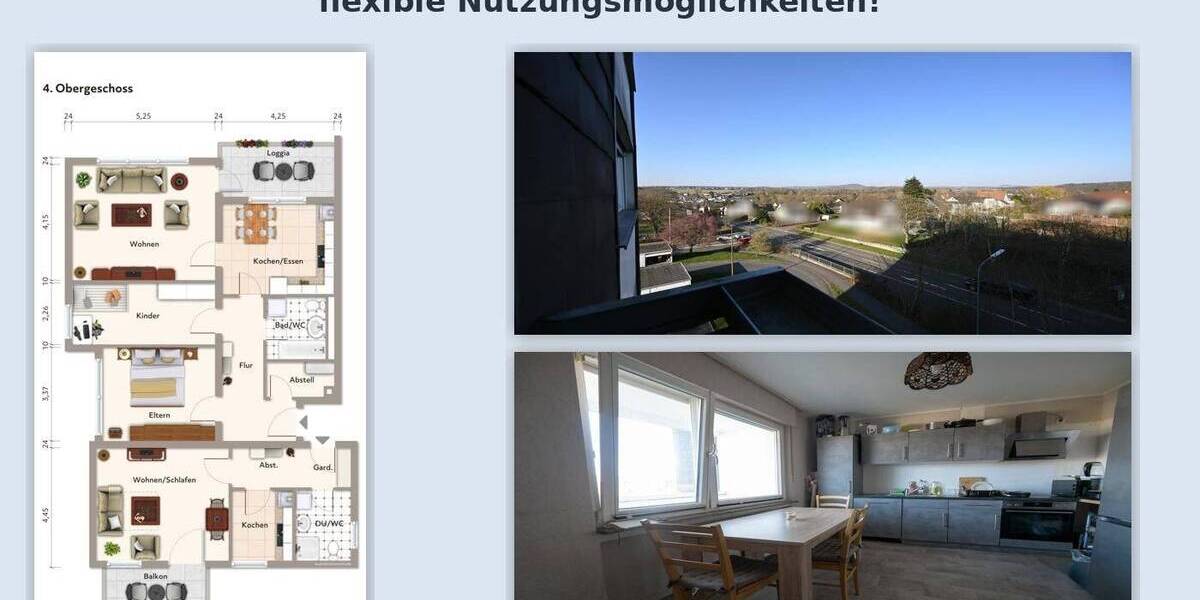 Etagenwohnung Dernbach - 4 Zimmer, 116 m&sup2;, 149.000&euro; | Angebot:25997787