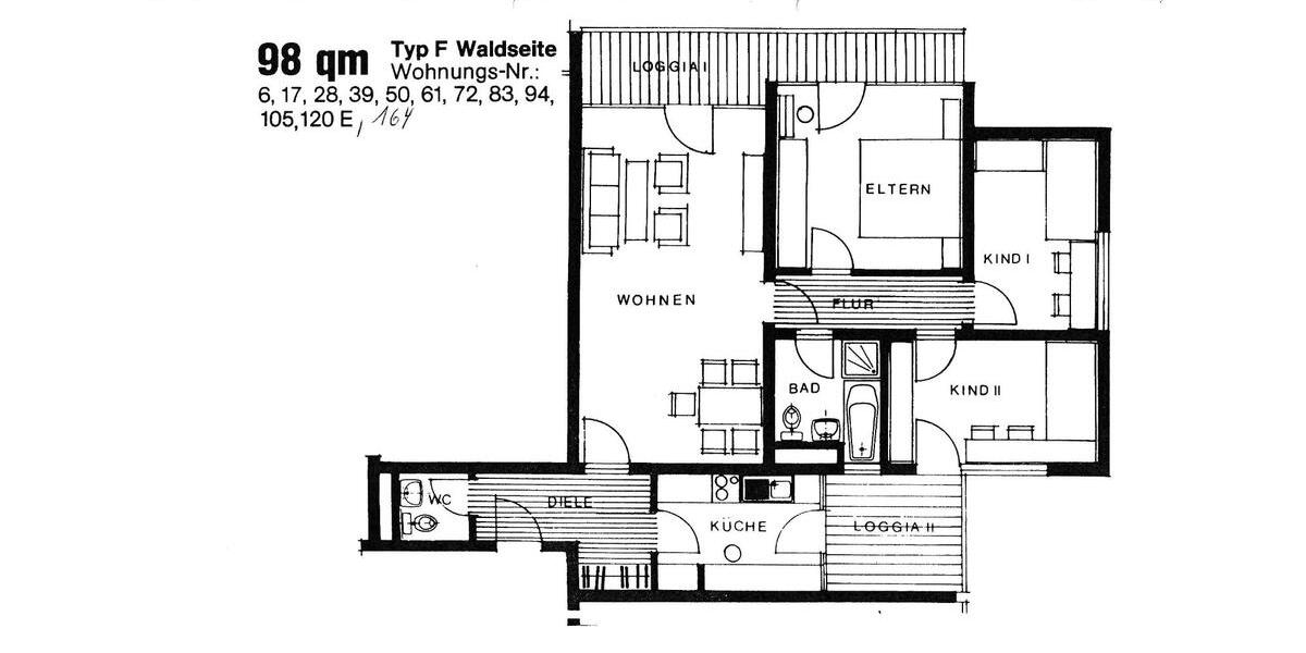 Etagenwohnung Ransbach-Baumbach Baumbach - 4 Zimmer, 98 m&sup2;, 209.000&euro; | Angebot:26121016