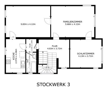 Etagenwohnung Linz am Rhein - 3 Zimmer, 90 m&sup2;, 900&euro; | Angebot:25614242