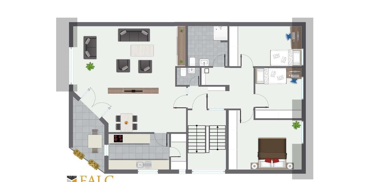Dachgeschoßwohnung Bendorf - 4 Zimmer, 106 m&sup2;, 1.000&euro; | Angebot:25646957