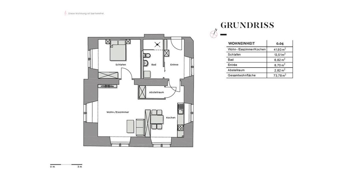 Erdgeschoßwohnung Vallendar - 2 Zimmer, 74 m&sup2;, 895&euro; | Angebot:25510668