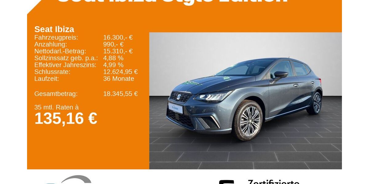 Seat Ibiza 33.794 km 16.300 &euro; Mayen 56727