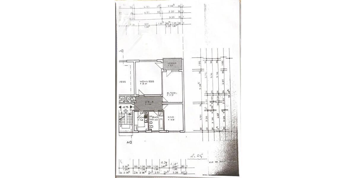 Etagenwohnung Koblenz - 3 Zimmer, 90 m&sup2;, 230.000&euro; | Angebot:25173576