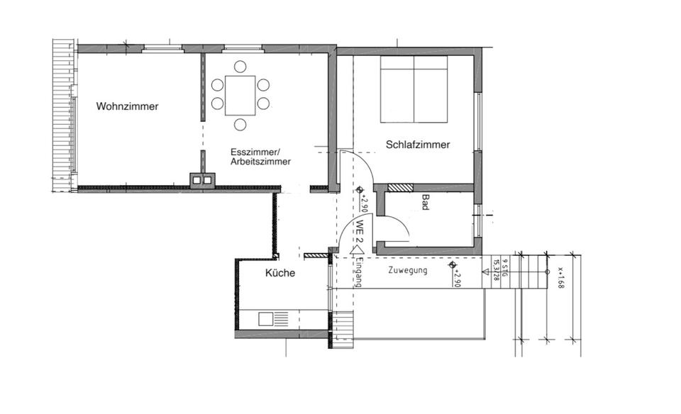 Etagenwohnung Urbar - 3 Zimmer, 65 m&sup2;, 840&euro; | Angebot:25840013