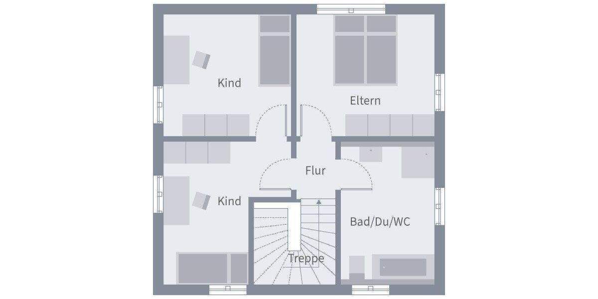 Einfamilienhaus Oberbachheim - 3 Zimmer, 107 m&sup2;, 372.187&euro; | Angebot:25737375