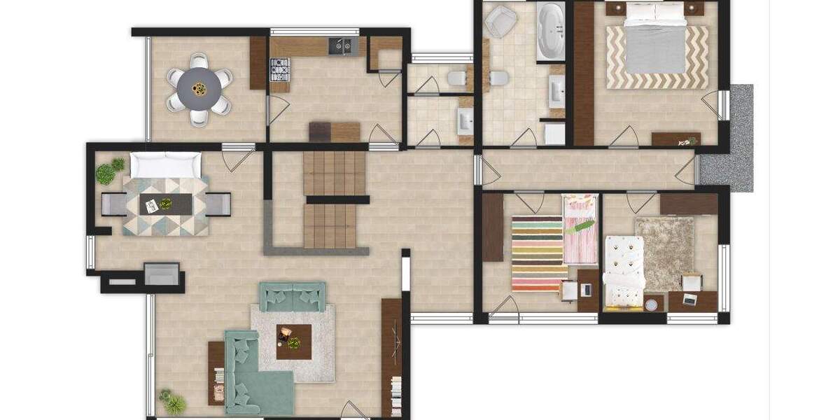 Einfamilienhaus Neuwied / Oberbieber Oberbieber - 6 Zimmer, 218 m&sup2;, 1.850&euro; | Angebot:25770011