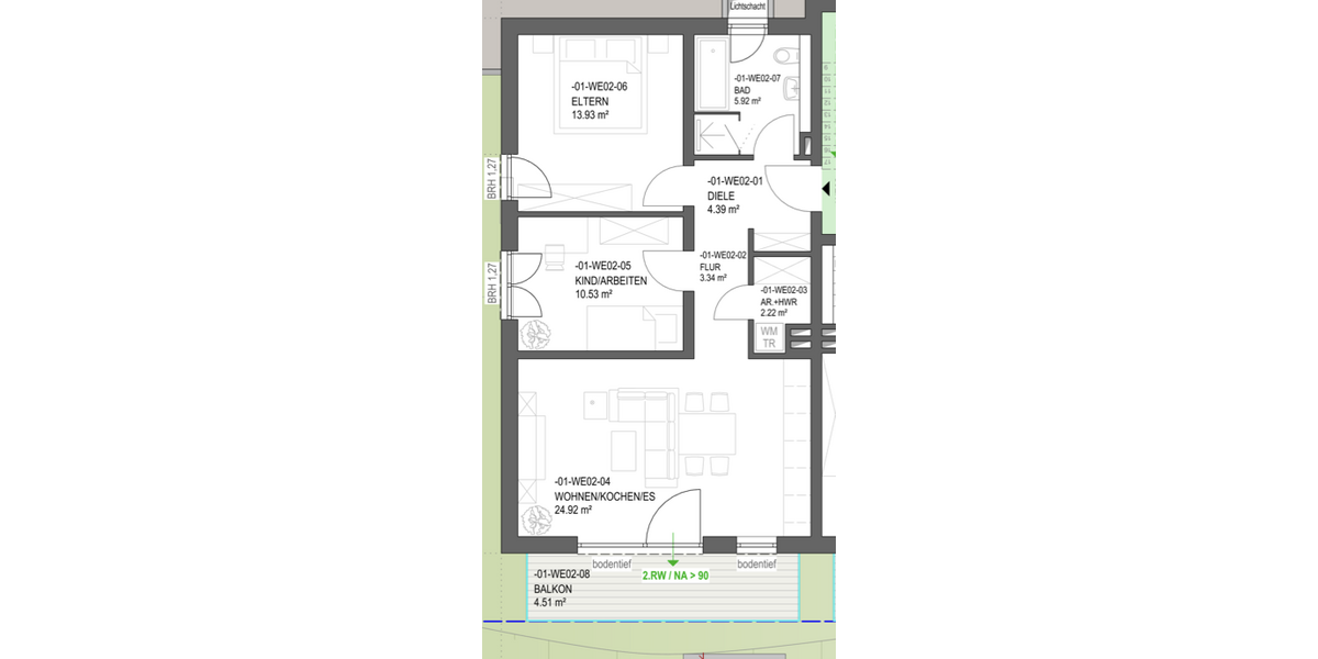 LETZTE 3-Zimmer Eigentumswohnung mit Terrasse u.direktem Gartenzugang *PROVISIONSFREIE* - 3- Puderbach | Angebot:22923771