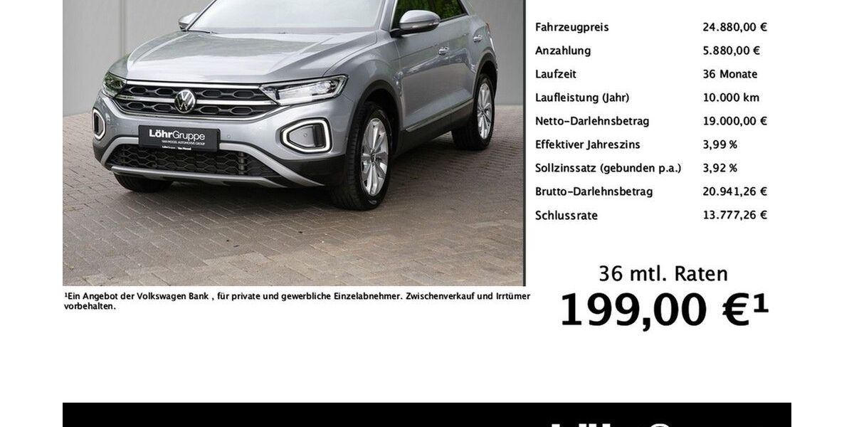 VW T-Roc 12.240 km 24.880 &euro; Koblenz 56076