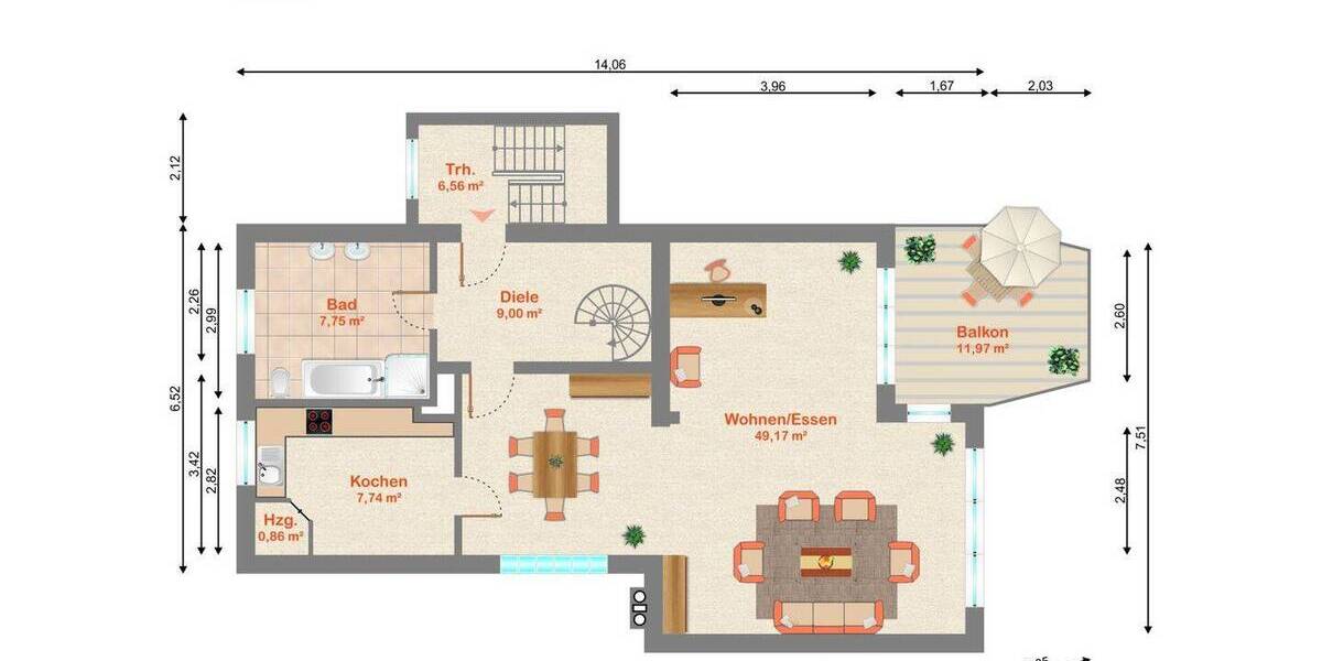 Mehrfamilienhaus, Wohnhaus Unkel - 6 Zimmer, 210 m&sup2;, 475.000&euro; | Angebot:25815429