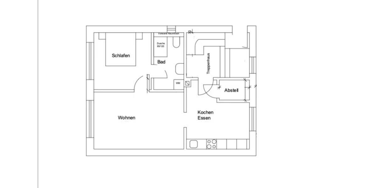 Hochparterre Herschbach - 2 Zimmer, 51 m&sup2;, 600&euro; | Angebot:25832914