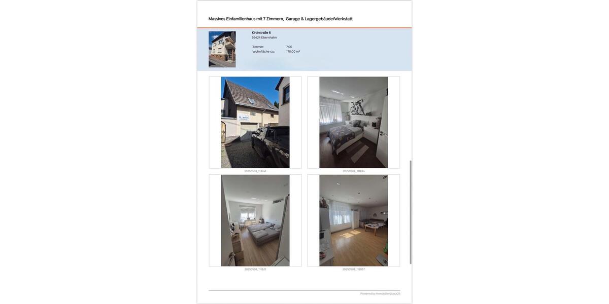 Einfamilienhaus Mogendorf - 7 Zimmer, 170 m&sup2;, 185.000&euro; | Angebot:25568910