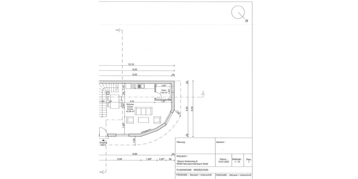 Einfamilienhaus Neuwied Block - 3 Zimmer, 100 m&sup2;, 205.000&euro; | Angebot:22634059