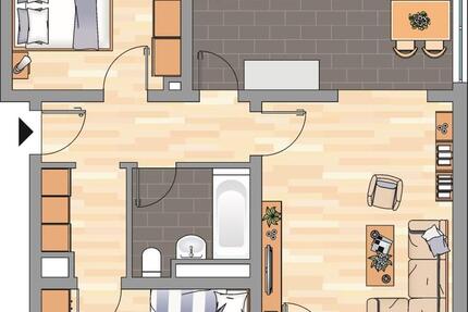 Wohnung Mayen - 3 Zimmer, 75 m&sup2;, 599&euro; | Angebot:25591418