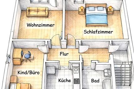 Wohnung Montabaur - 3 Zimmer, 61 m&sup2;, 169.000&euro; | Angebot:25432903