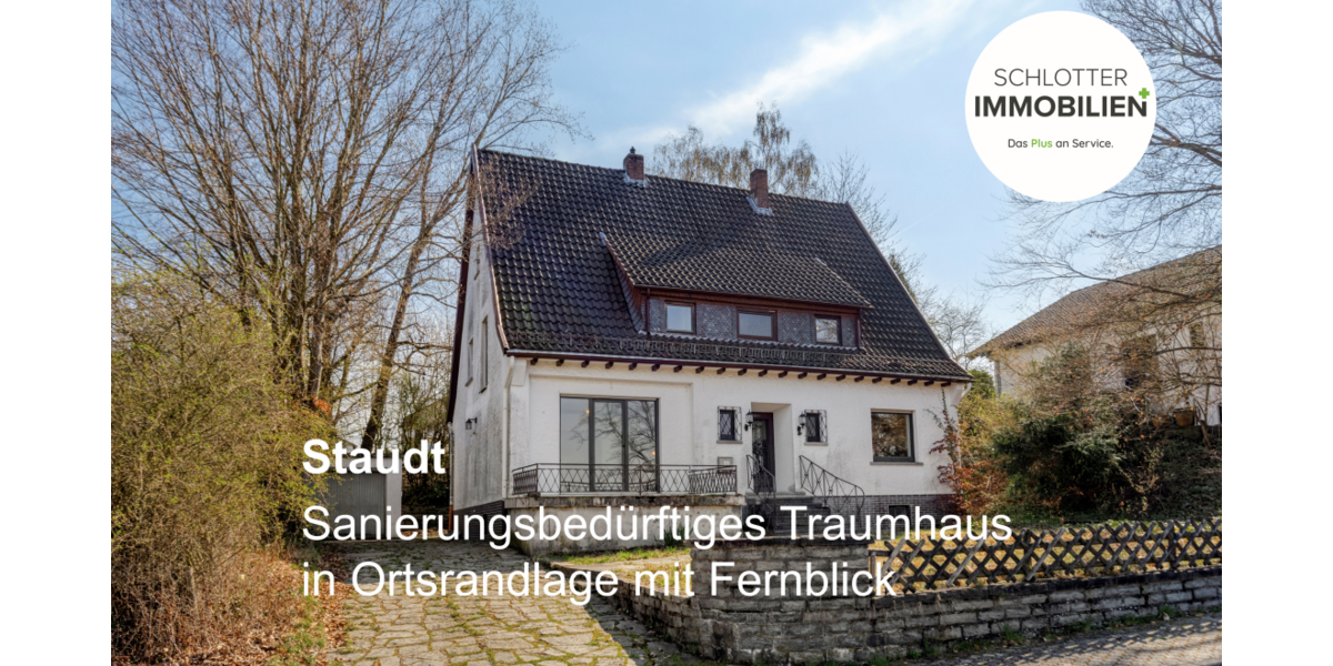 Solides Haus mit großem Garten in Aussichtslage ! - Einfamilienhaus Staudt | Angebot:25942745