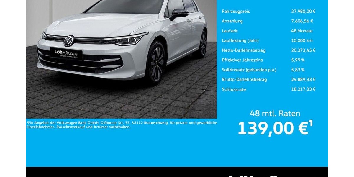 VW Golf 9.420 km 27.980 &euro; Neuwied 56564
