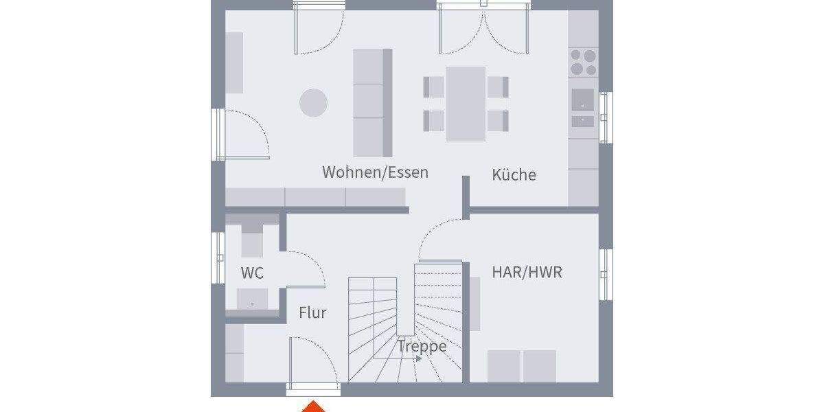 Einfamilienhaus Oberbachheim - 3 Zimmer, 107 m&sup2;, 372.187&euro; | Angebot:25737375