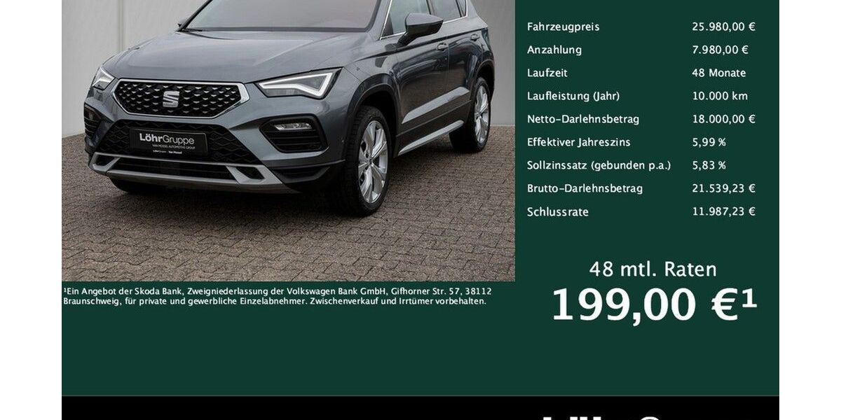 Seat Ateca 33.420 km 25.980 &euro; Neuwied 56564
