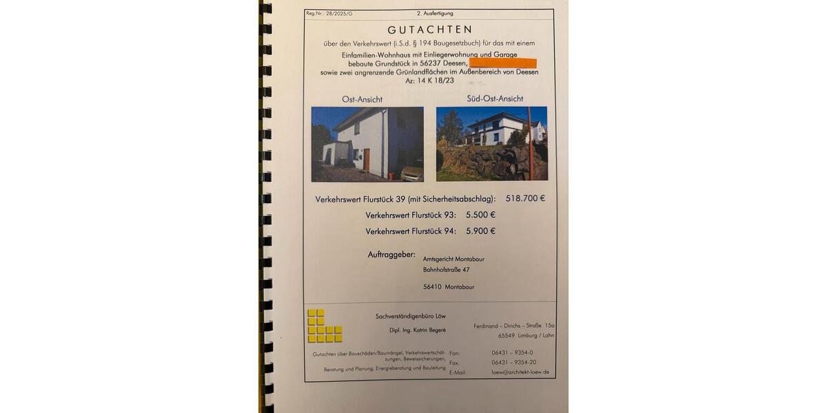 Einfamilienhaus Nauort - 8 Zimmer, 271 m&sup2;, 260.000&euro; | Angebot:25948085