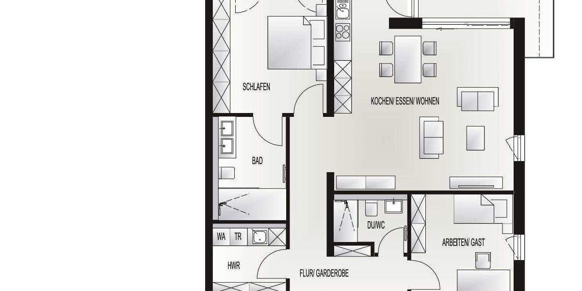 Etagenwohnung Bad Breisig Niederbreisig - 3 Zimmer, 109 m&sup2;, 588.600&euro; | Angebot:25686396