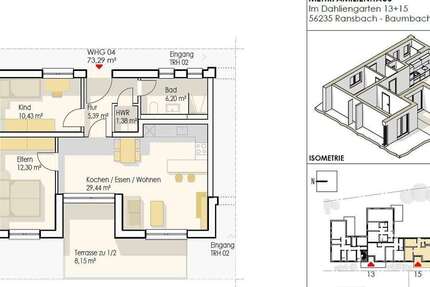 Wohnung Ransbach-Baumbach Baumbach - 3 Zimmer, 73 m&sup2;, 288.193&euro; | Angebot:25203725