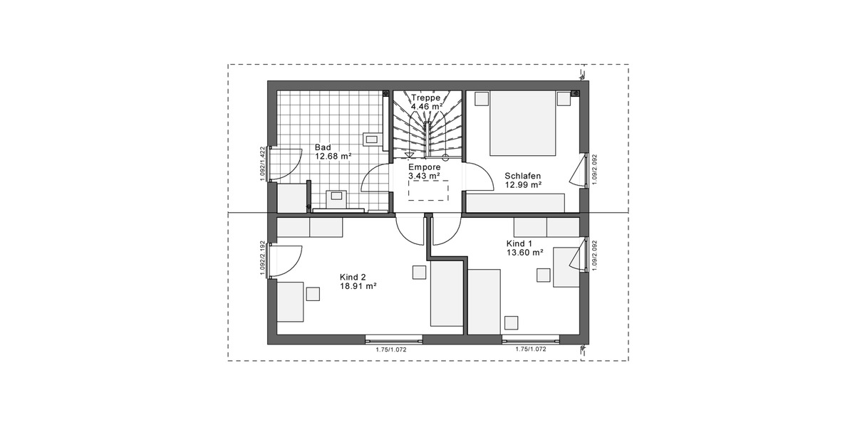 Einfamilienhaus Windhagen - 3 Zimmer, 130 m&sup2;, 362.200&euro; | Angebot:25675451