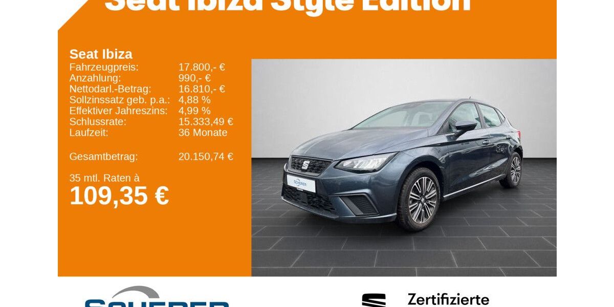 Seat Ibiza 24.338 km 17.800 &euro; Mayen 56727