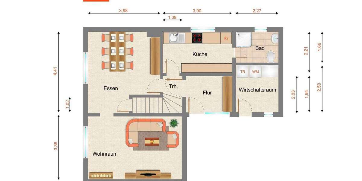 Einfamilienhaus Mayen - 4 Zimmer, 100 m&sup2;, 178.500&euro; | Angebot:23671666