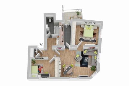 Wohnung Neuwied Feldkirchen - 3 Zimmer, 89 m&sup2;, 850&euro; | Angebot:25854302