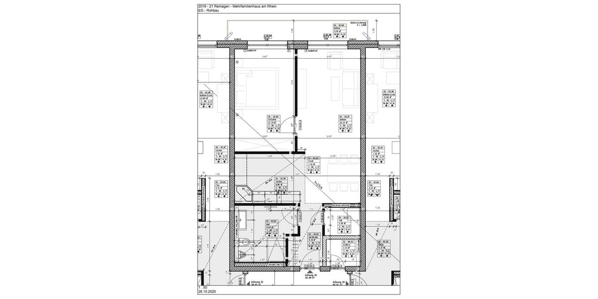 Hochparterre Remagen - 2 Zimmer, 66 m&sup2;, 315.000&euro; | Angebot:24480634