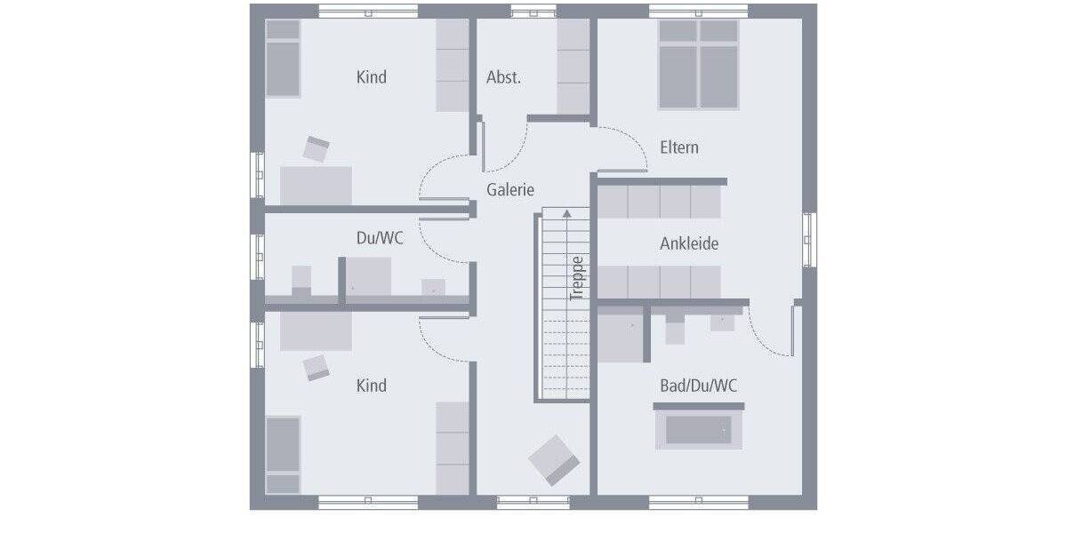 Einfamilienhaus Bell - 6 Zimmer, 187 m&sup2;, 493.900&euro; | Angebot:26687994