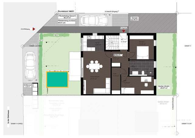 Etagenwohnung Neuwied Block - 3 Zimmer, 82 m&sup2;, 359.900&euro; | Angebot:19990394