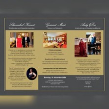 Schmankel Gourmet Konzert 15.11.2026 Bellevue Rheinhotel