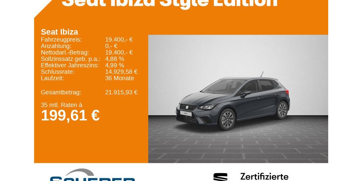 Seat Ibiza 33.900 km 19.600 &euro; Mayen 56727