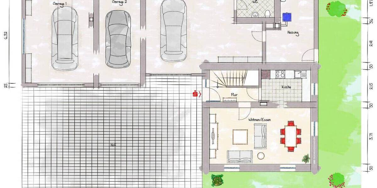 Gewerbeobjekt Kretz - 7 Zimmer, 395.000&euro; | Angebot:26672161