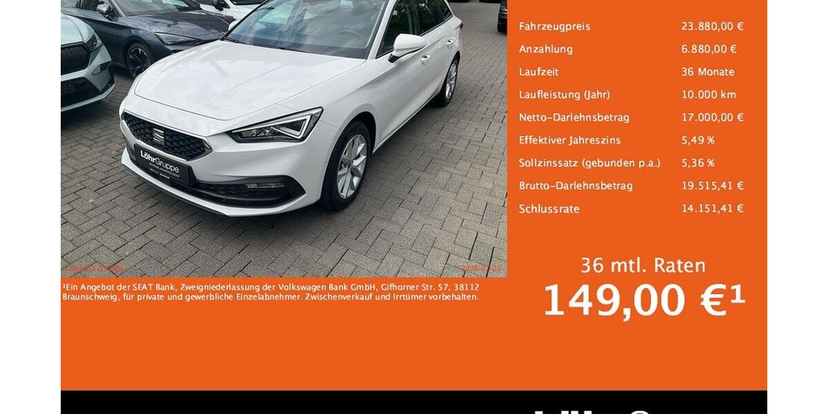 Seat Leon 29.950 km 23.880 &euro; Koblenz 56076