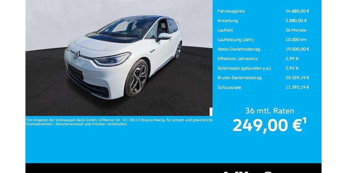 VW ID.3 80.480 km 24.880 &euro; Koblenz 56076