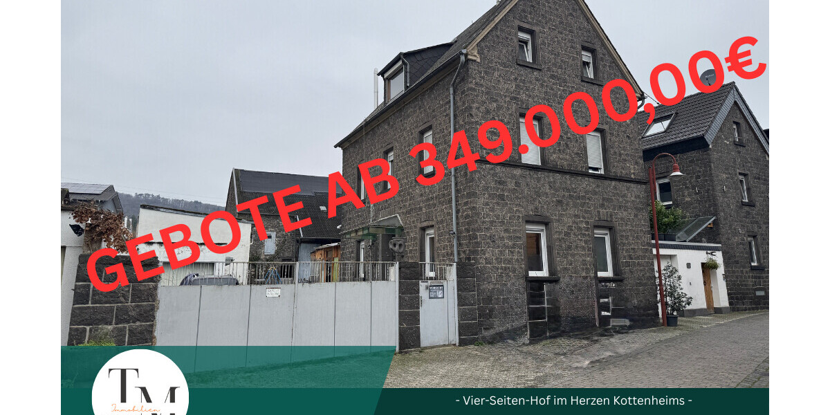 Vier-Seiten-Hof im Herzen Kottenheims - Einfamilienhaus Kottenheim | Angebot:24713300