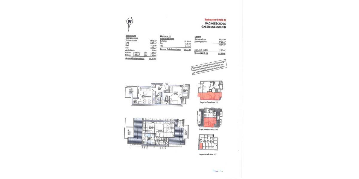 Etagenwohnung Koblenz Lützel - 3 Zimmer, 85 m&sup2;, 410.400&euro; | Angebot:25700915