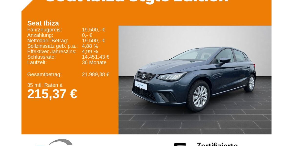 Seat Ibiza 10.511 km 19.300 &euro; Mayen 56727