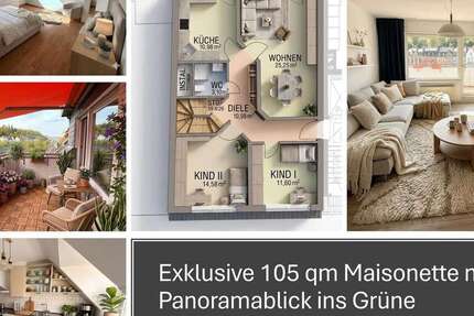 Wohnung Koblenz Süd - 4 Zimmer, 105 m&sup2;, 1.050&euro; | Angebot:26071281