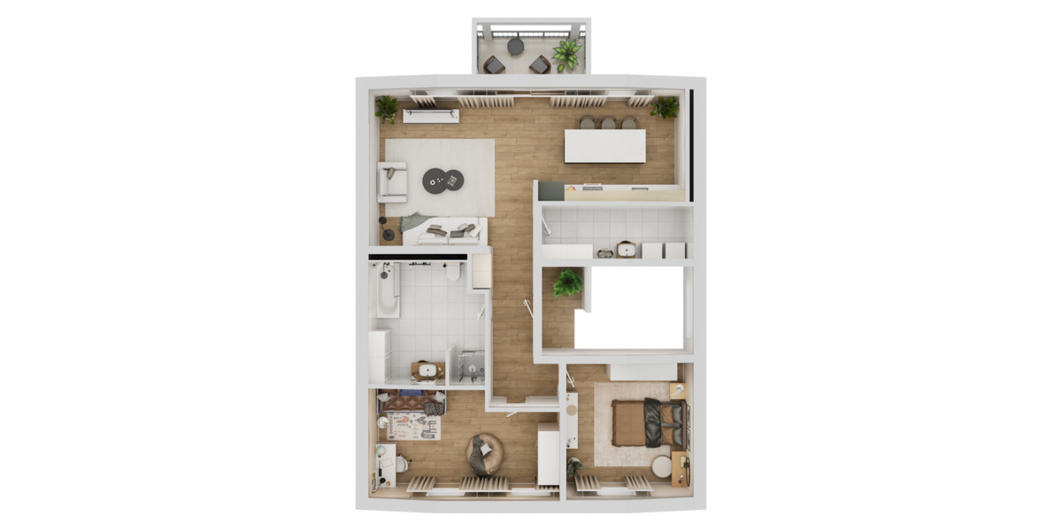 Neubau - Eigentumswohnung KfW 55 mit Balkon - Dachgeschoßwohnung Ötzingen Sainerholz | Angebot:25079567