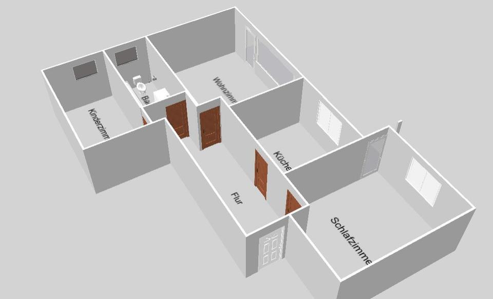 Erdgeschoßwohnung Nassau - 3 Zimmer, 94 m&sup2;, 890&euro; | Angebot:25925129